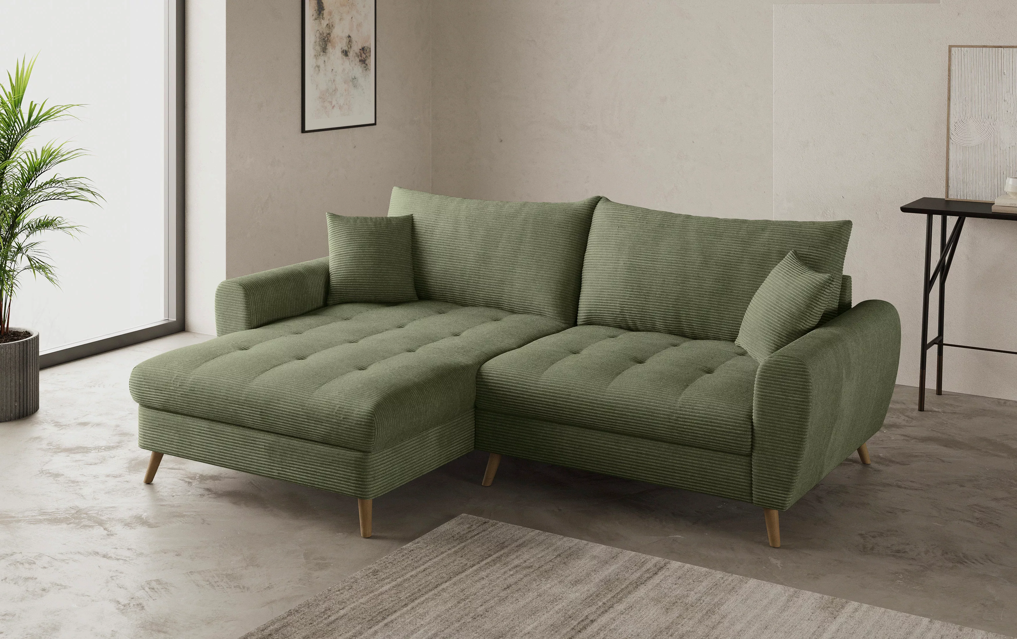 Mr. Couch Ecksofa "Blackburn II, L-Form", Mit Kaltschaumpolsterung bis 140 günstig online kaufen