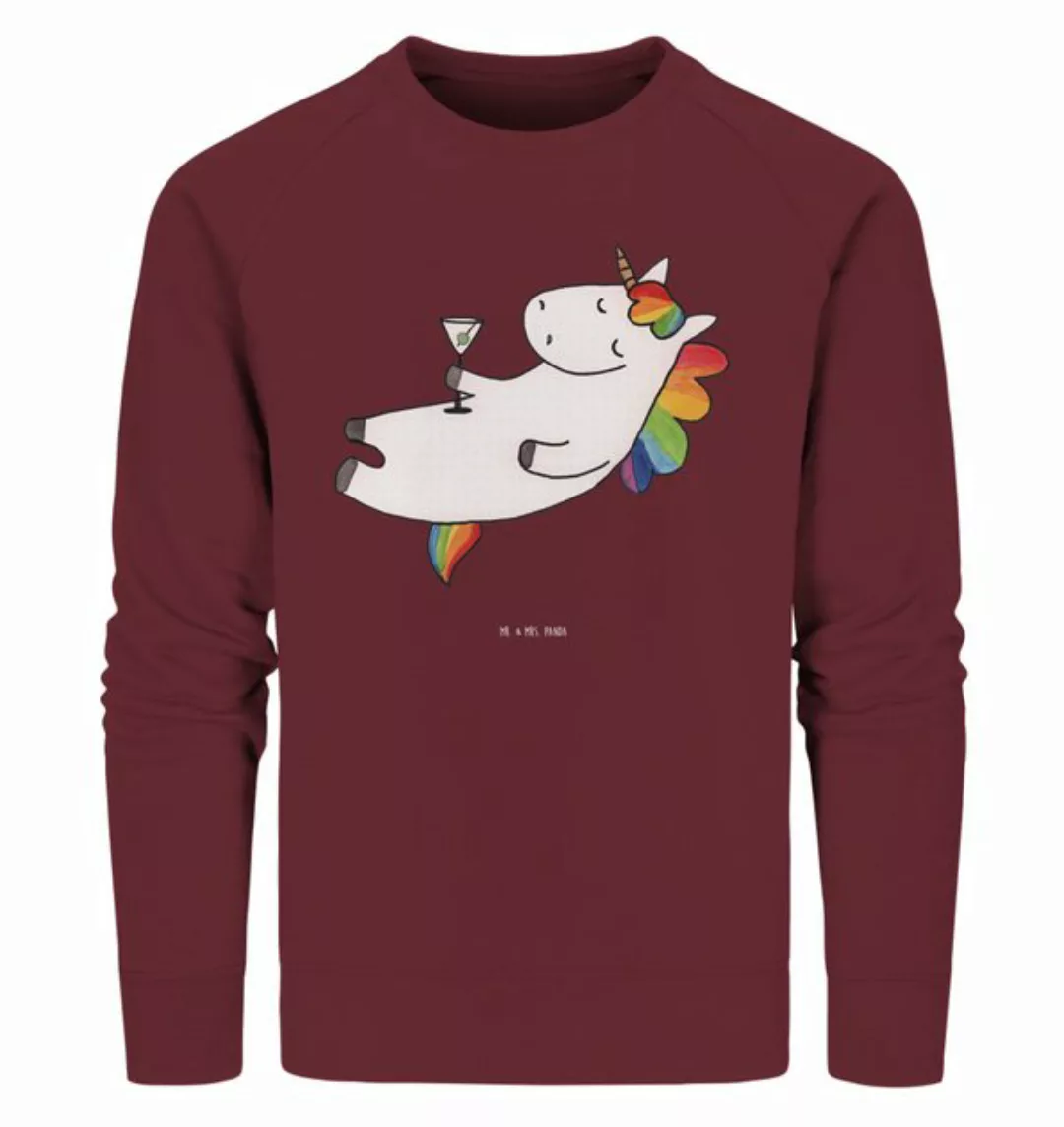 Mr. & Mrs. Panda Longpullover Größe M Einhorn Cocktail - Burgundy - Geschen günstig online kaufen