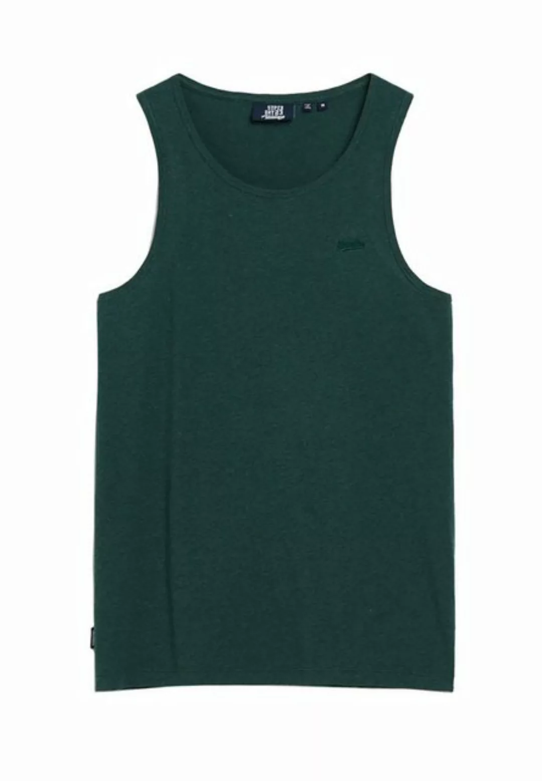 Superdry T-Shirt Superdry Tank Herren ESSENTIAL LOGO VEST UB Buck Green Mar günstig online kaufen
