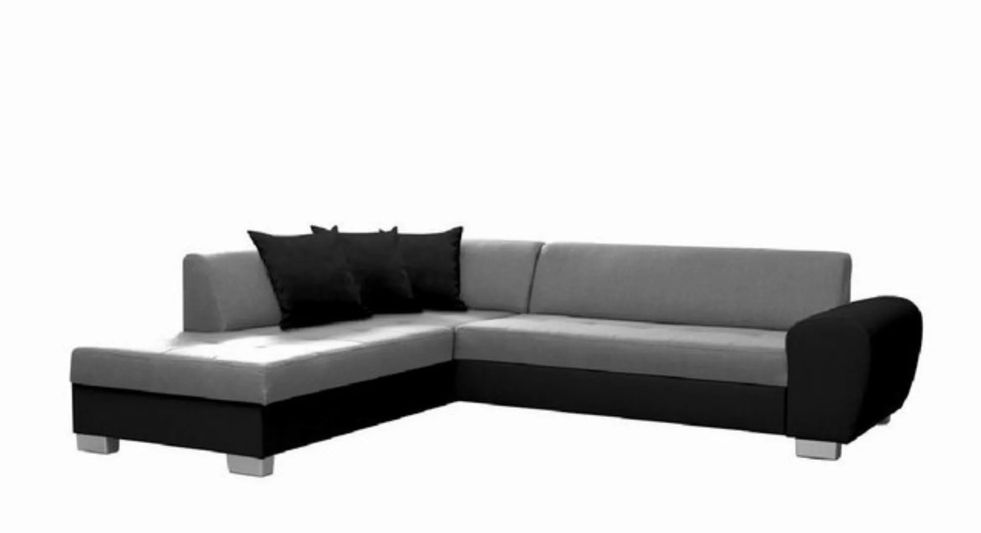 JVmoebel Ecksofa LForm Sofa Designer Sofa mit Bettfunktion Bettkasten Schla günstig online kaufen