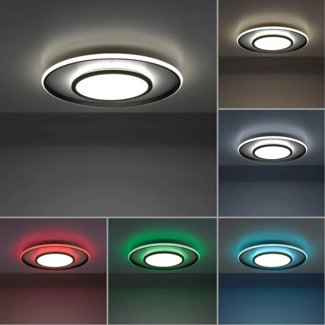 LED-Deckenleuchte Arenda Ø 60cm, RGB/CCT, dimmbar günstig online kaufen