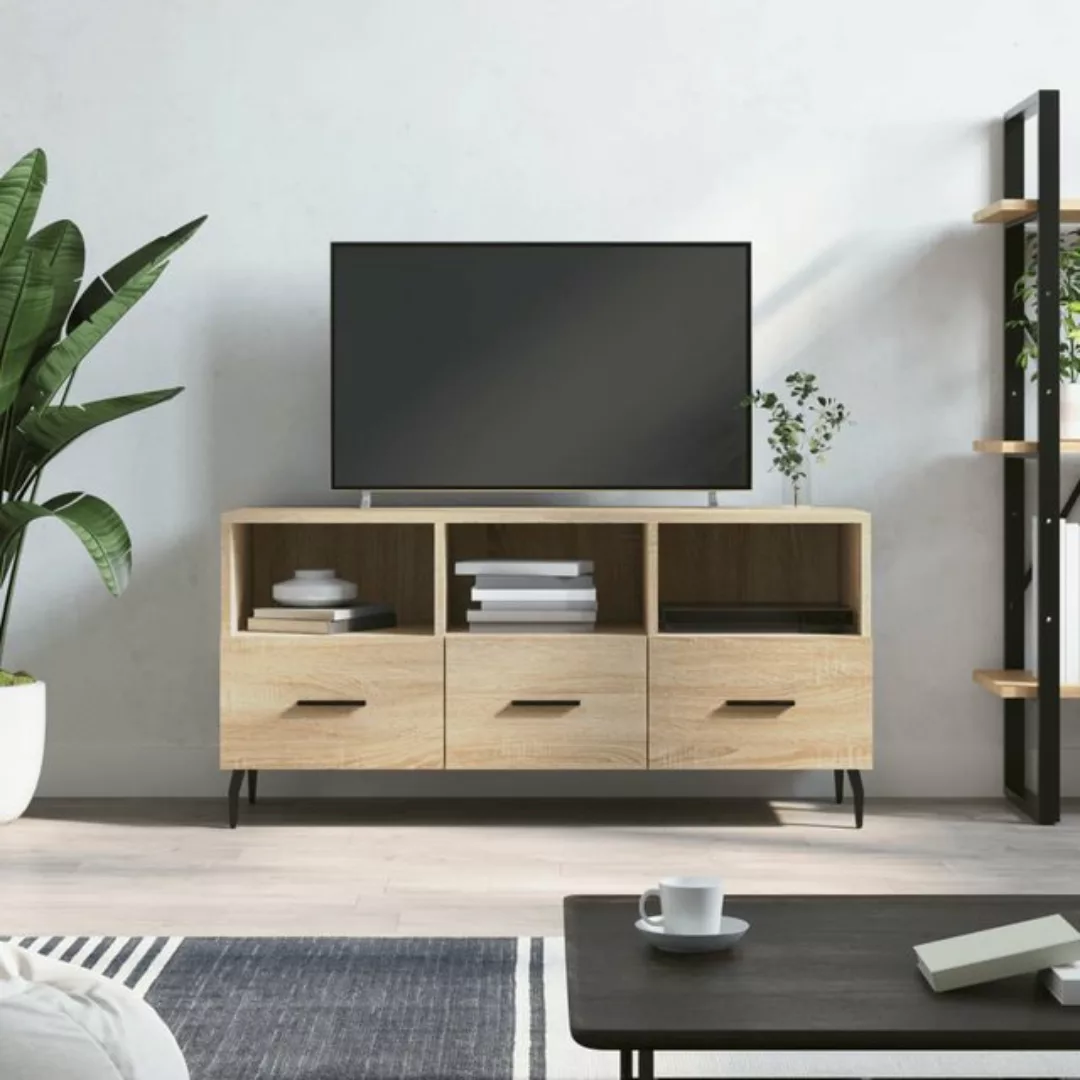 vidaXL TV-Schrank TV-Schrank Betongrau 102x36x50 cm Spanplatte günstig online kaufen