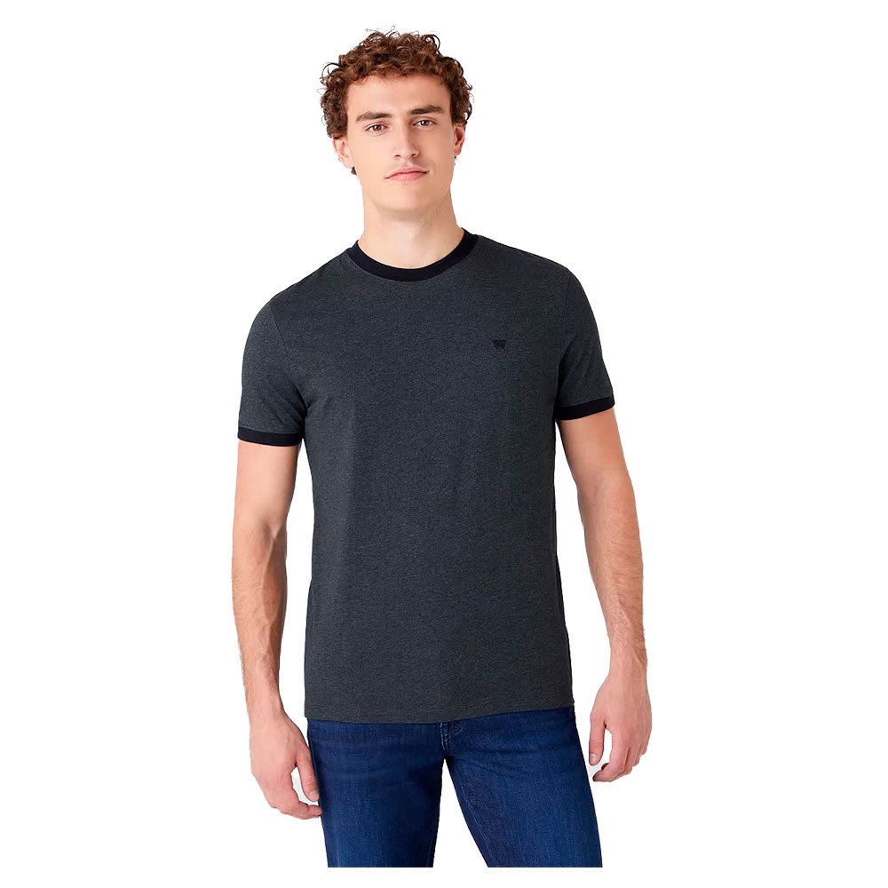 Wrangler Sign Off Kurzärmeliges T-shirt XL Black Melee günstig online kaufen
