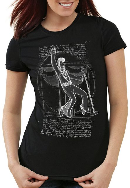 style3 T-Shirt Vitruvianischer King of Rock da vinci memphis elvis günstig online kaufen