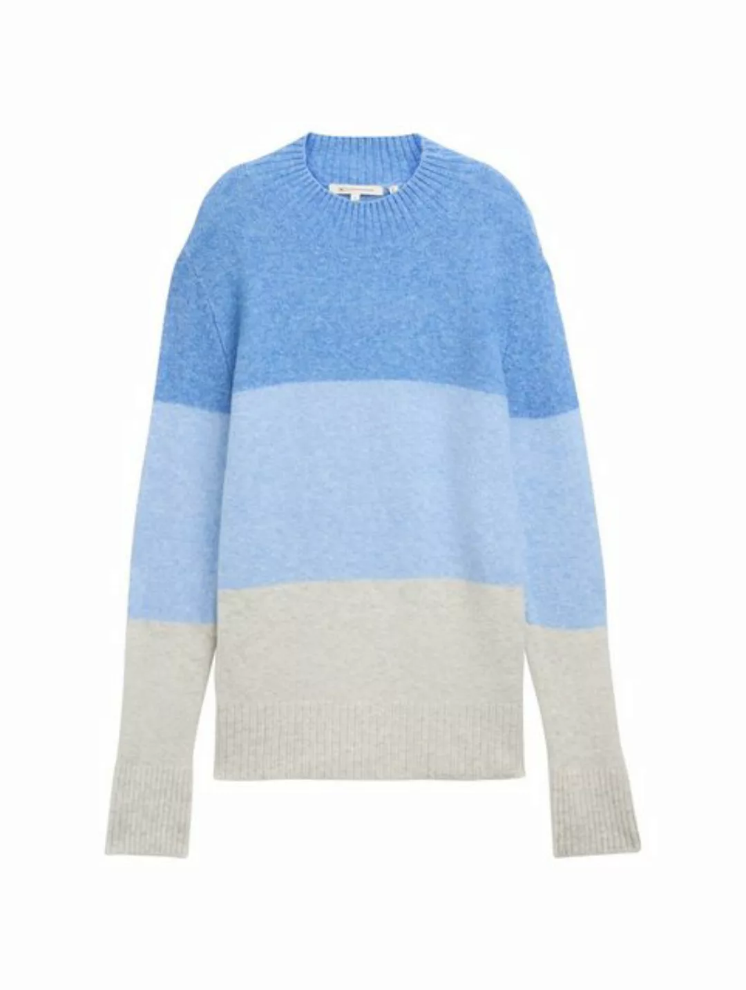 TOM TAILOR Denim Strickpullover Strickpullover mit Colour Blocking günstig online kaufen