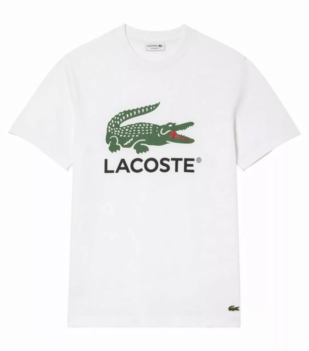Lacoste T-Shirt Logo Weiß - Größe XXL günstig online kaufen