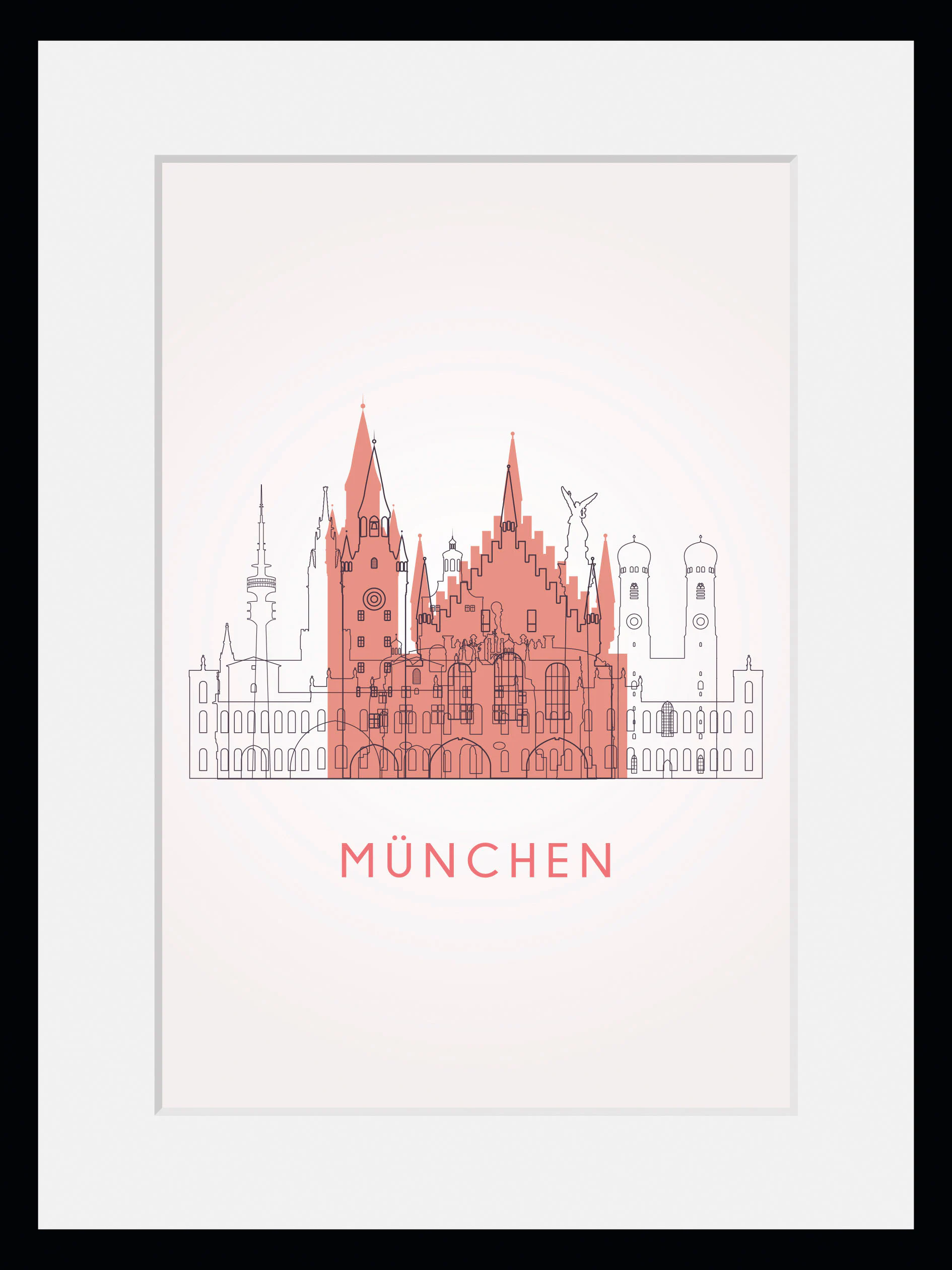 queence Bild "München Church", Gebäude-Kirche-Religion-München-Deutschland- günstig online kaufen