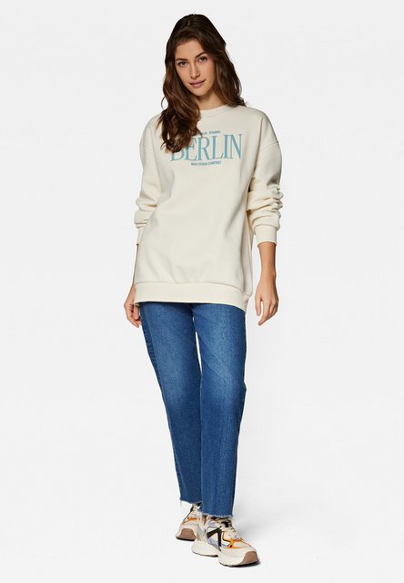 Mavi Rundhalspullover BERLIN PRINTED SWEATSHIRT Sweatshirt mit Berlin Print günstig online kaufen