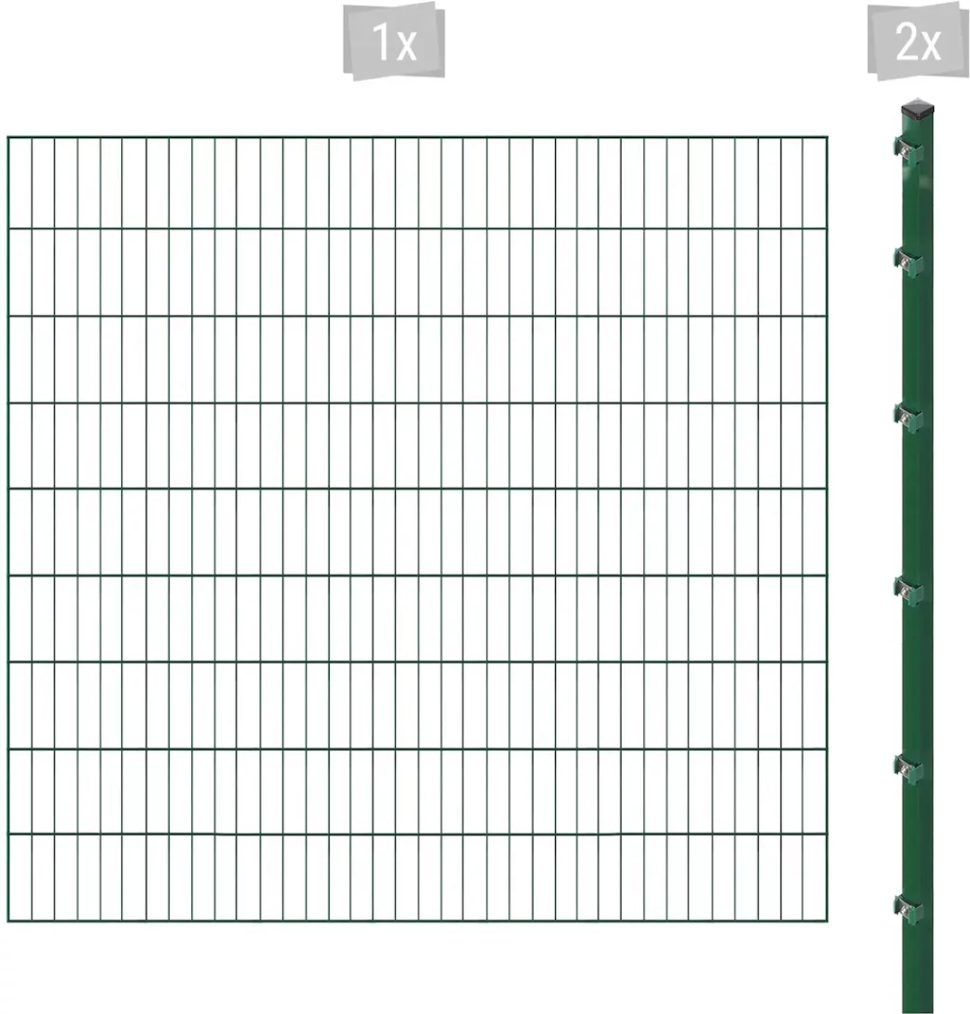 Arvotec Einstabmattenzaun "ESSENTIAL 180 zum Aufschrauben", Zaunhöhe 180 cm günstig online kaufen