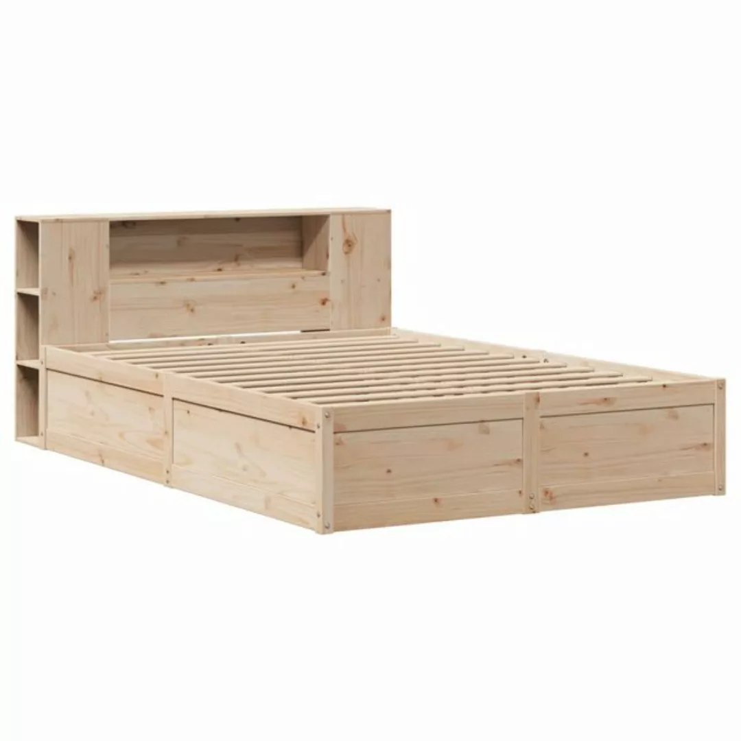 vidaXL Bett, Massivholzbett ohne Matratze 150x200 cm Kiefernholz günstig online kaufen