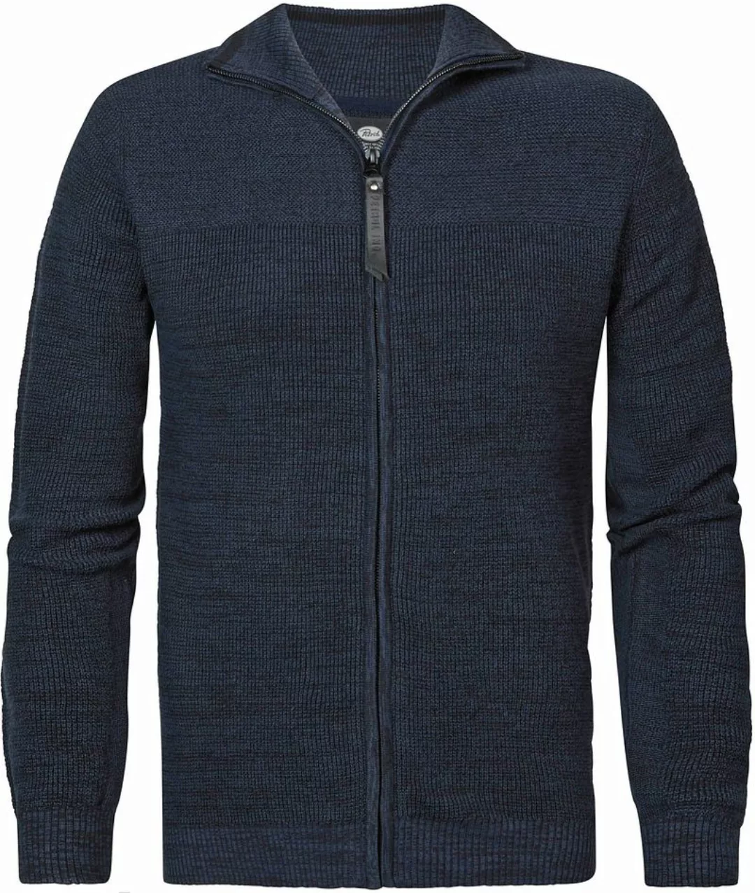 Petrol Strickjacke Maywood Navy - Größe XXL günstig online kaufen