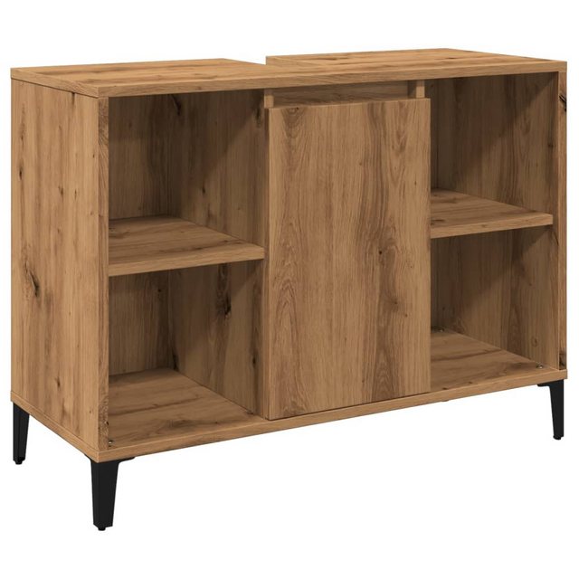 vidaXL Badezimmerspiegelschrank Waschbeckenunterschrank Artisan-Eiche 80x33 günstig online kaufen