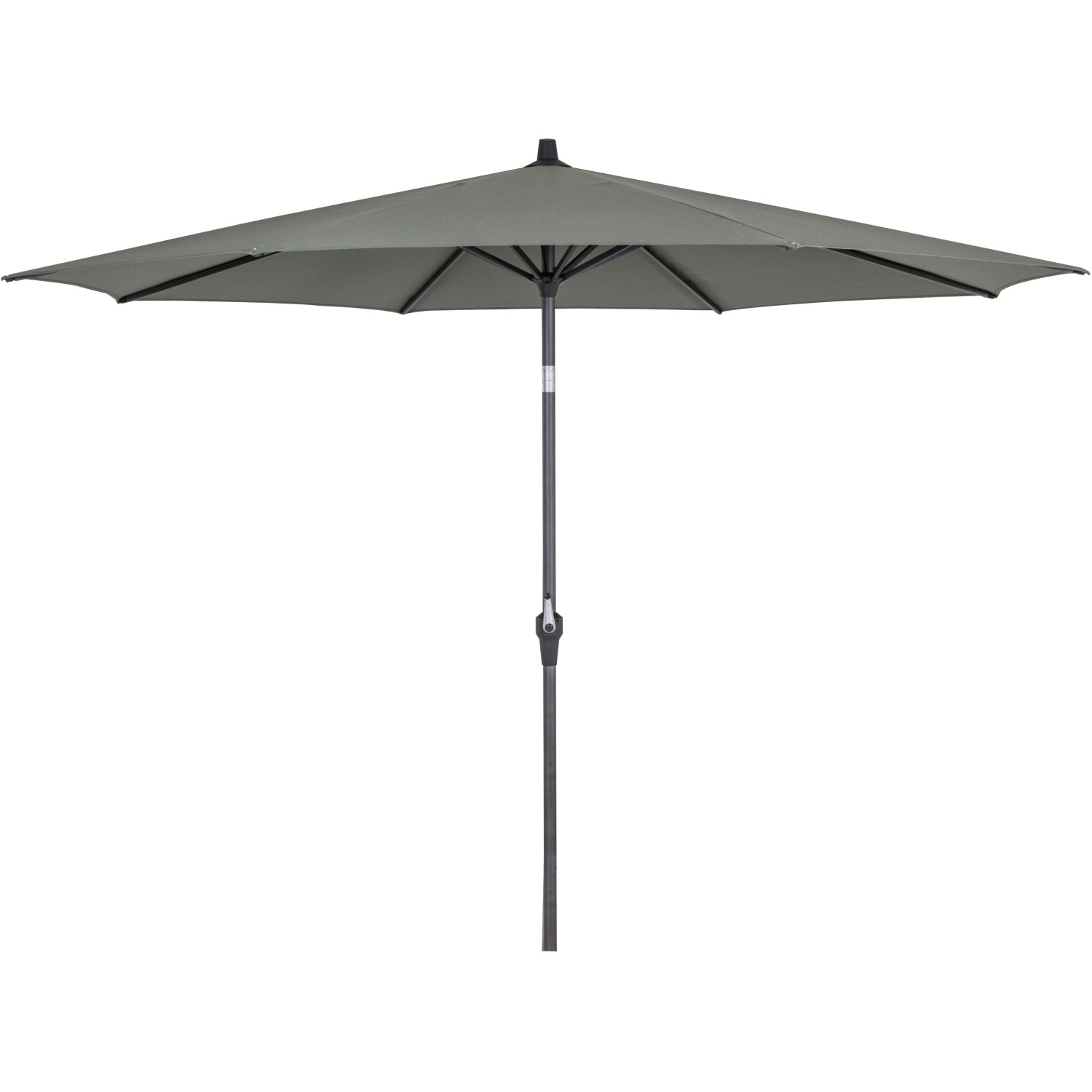 Siena Garden Marktschirm Avio Ø 300 Ø 300 cm Grün mit Kurbelmechanik günstig online kaufen