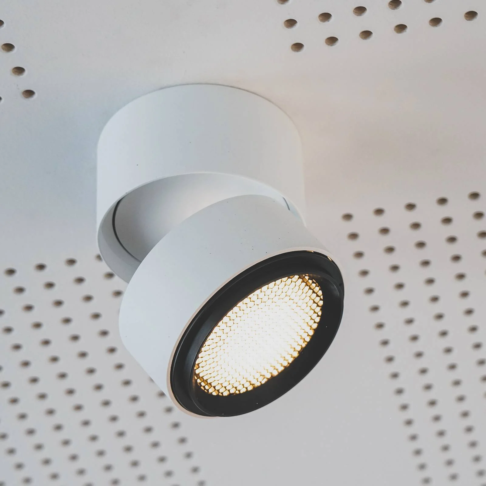 LOOM DESIGN Ray LED-Deckenspot Ø11,1cm 20W weiß günstig online kaufen