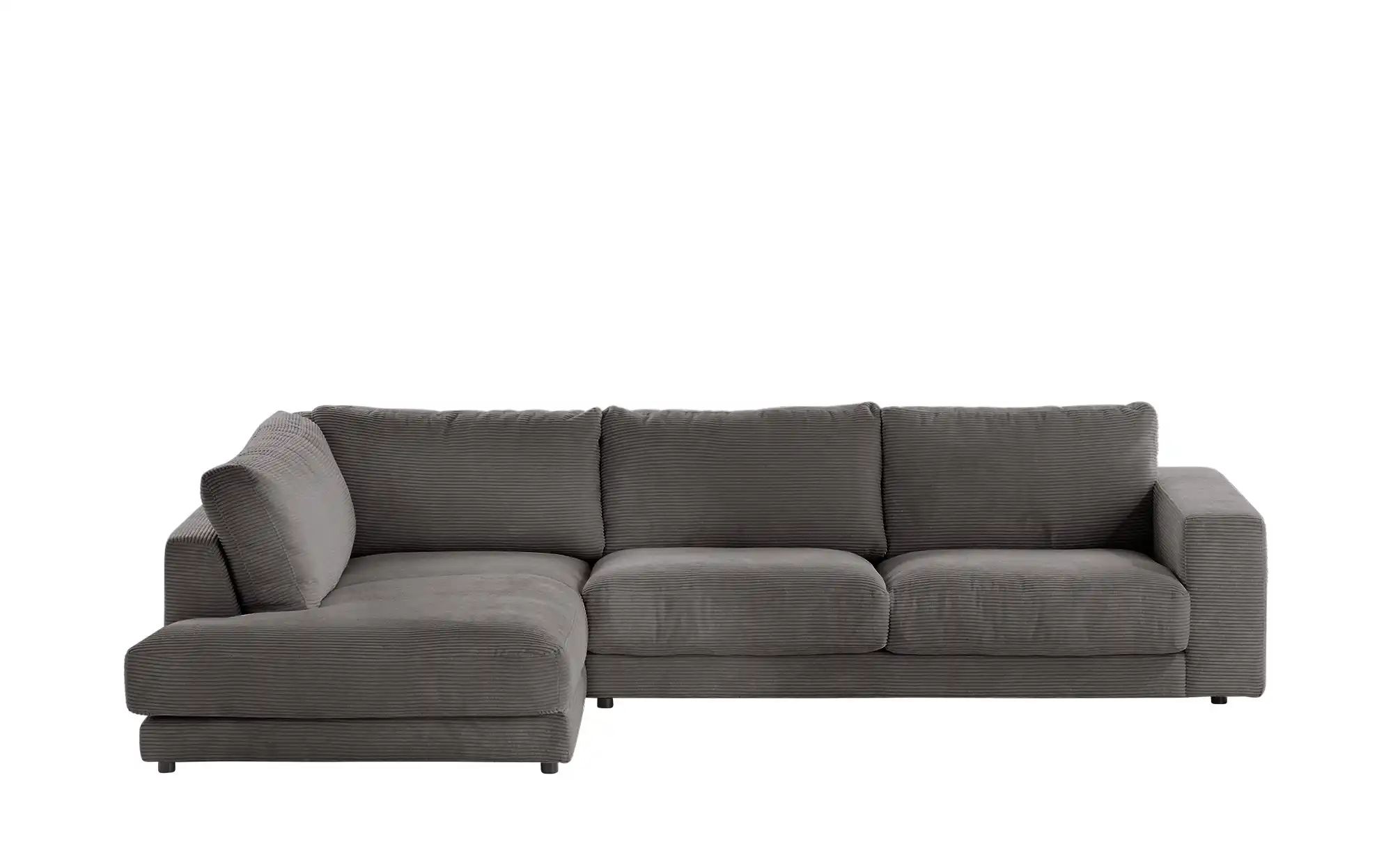 Jette Home Ecksofa Cord Sila ¦ grau ¦ Maße (cm): B: 325 H: 85 T: 224.0 Pols günstig online kaufen