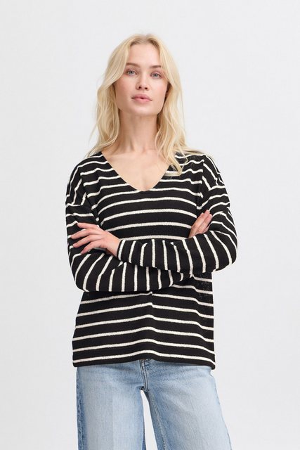 b.young Sweatshirt BYSIF STRIPE gestrickter Pullover mit Streifen günstig online kaufen