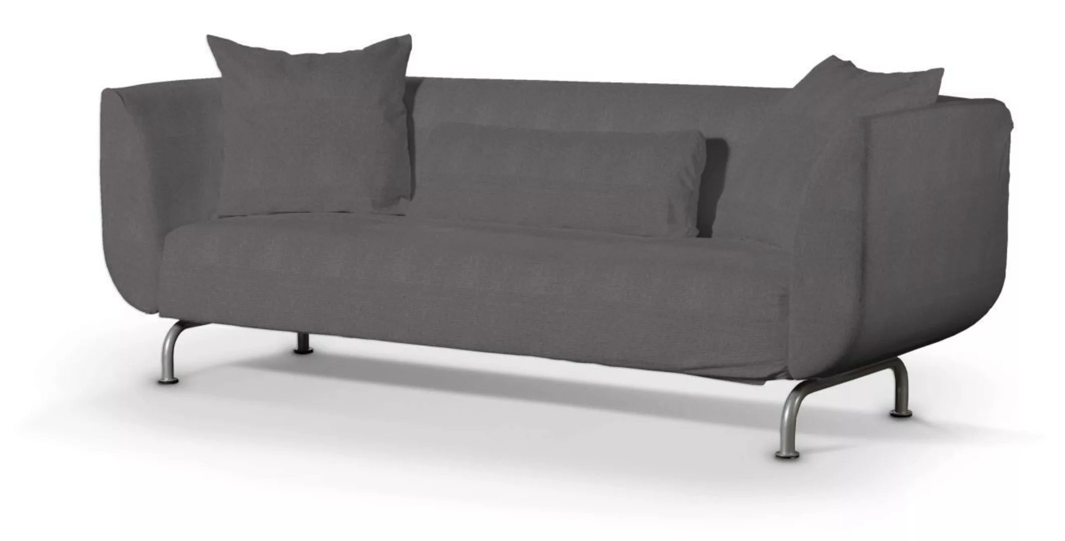 Bezug für Strömstad 3-Sitzer Sofa, dunkelgrau, Bezug für Sofa Stromstad 3-s günstig online kaufen