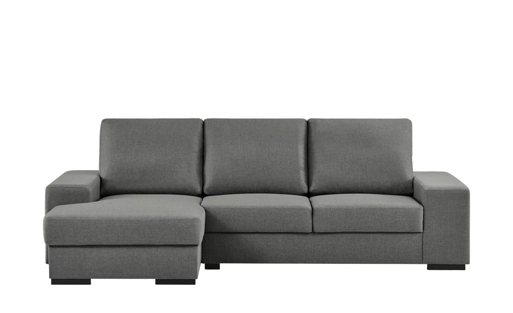 Ecksofa - schwarz - 92 cm - Polstermöbel > Sofas > Ecksofas - Möbel Kraft günstig online kaufen