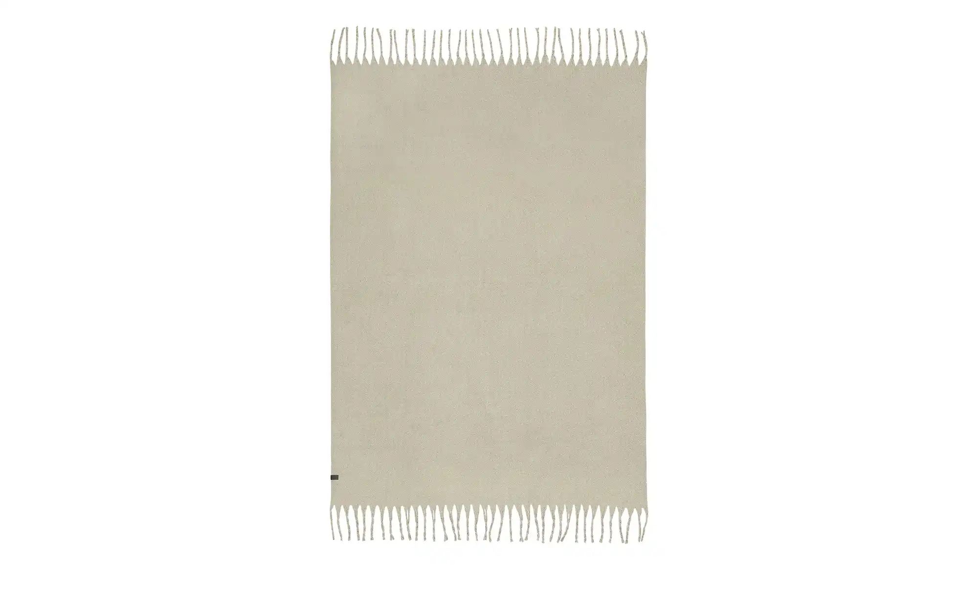 SCHÖNER WOHNEN Kollektion Wohndecke  Plenty ¦ beige ¦ Synthetik ¦ Maße (cm) günstig online kaufen