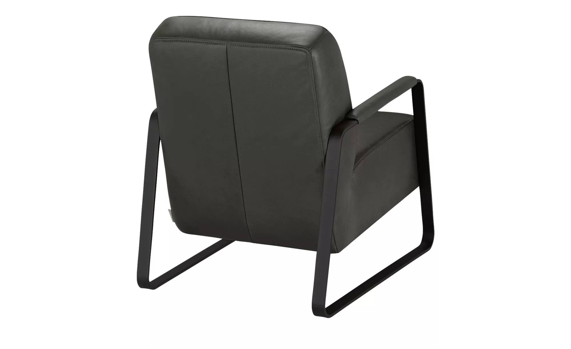 W.SCHILLIG Leder Sessel  17350 Quadroo ¦ grau ¦ Maße (cm): B: 65 H: 82 T: 8 günstig online kaufen