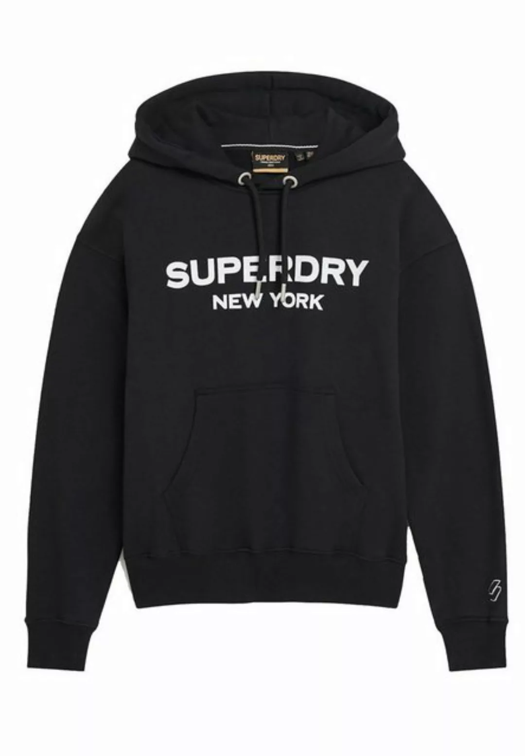 Superdry Hoodie Superdry Damen Hoody SPORT LUXE LOOSE HOOD Black günstig online kaufen