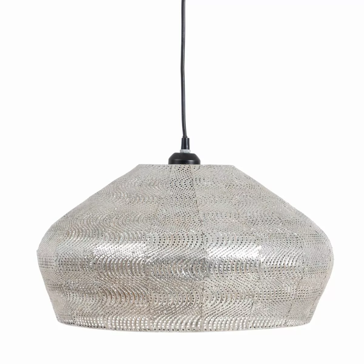 Deckenlampe 42 X 42 X 27,5 Cm Metall Silber günstig online kaufen