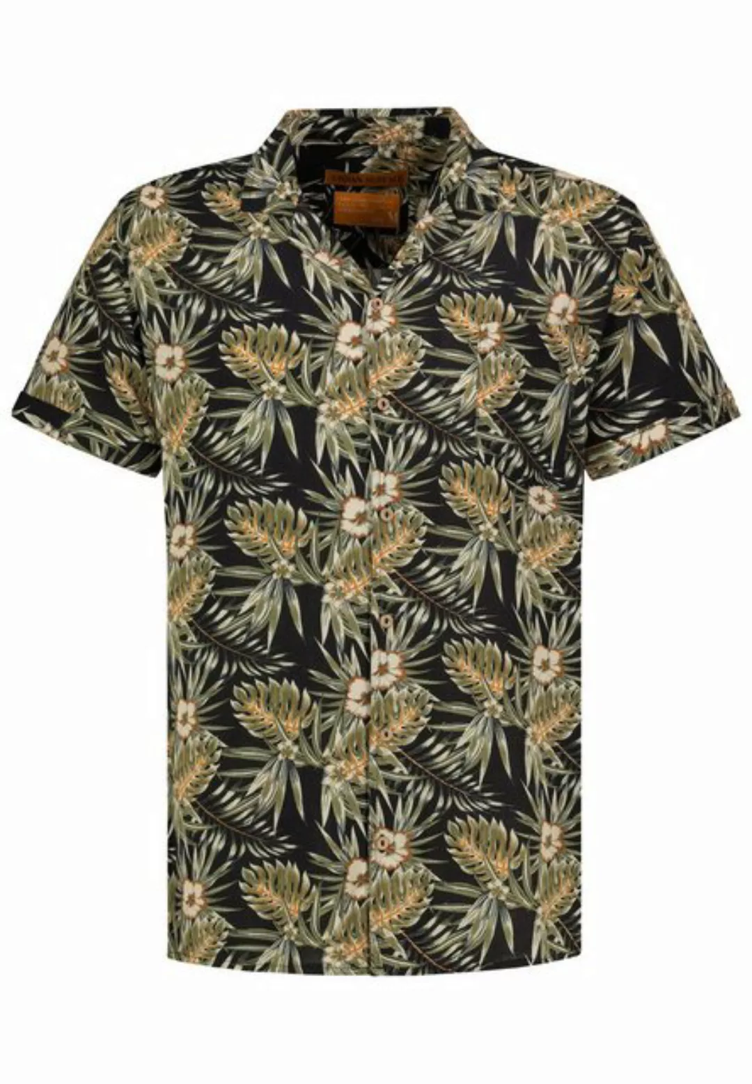 Urban Surface Kurzarmhemd Hawaiihemd kurzarm Alloverprint günstig online kaufen