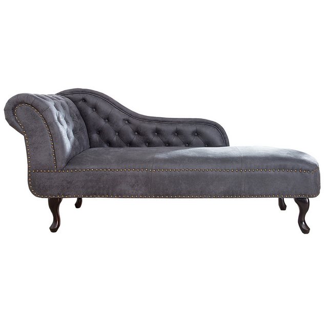 riess-ambiente Recamiere CHESTERFIELD 170cm antik grau, Einzelartikel 1 Tei günstig online kaufen