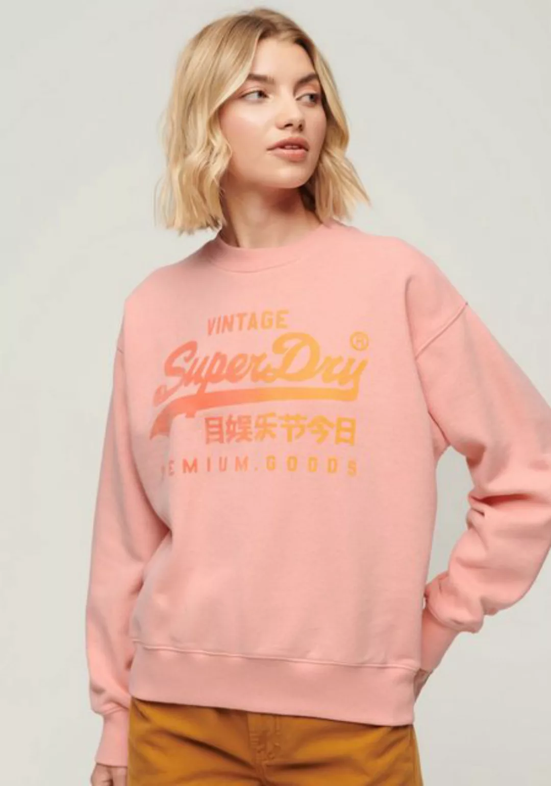 Superdry Sweatshirt TONAL VL LOOSE SWEATSHIRT günstig online kaufen