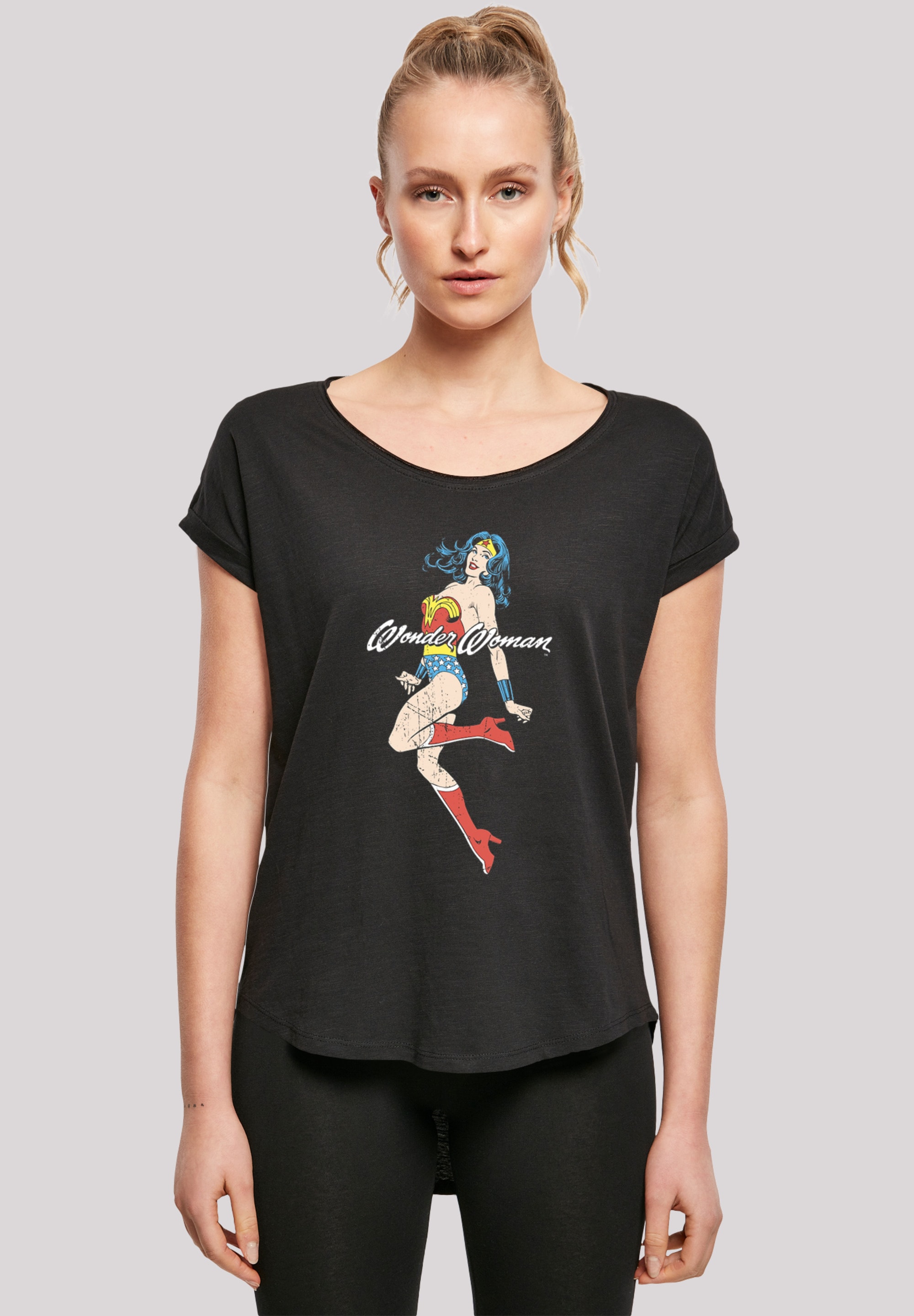 F4NT4STIC T-Shirt "DC Comics Wonder Woman Classic Jump", Print günstig online kaufen