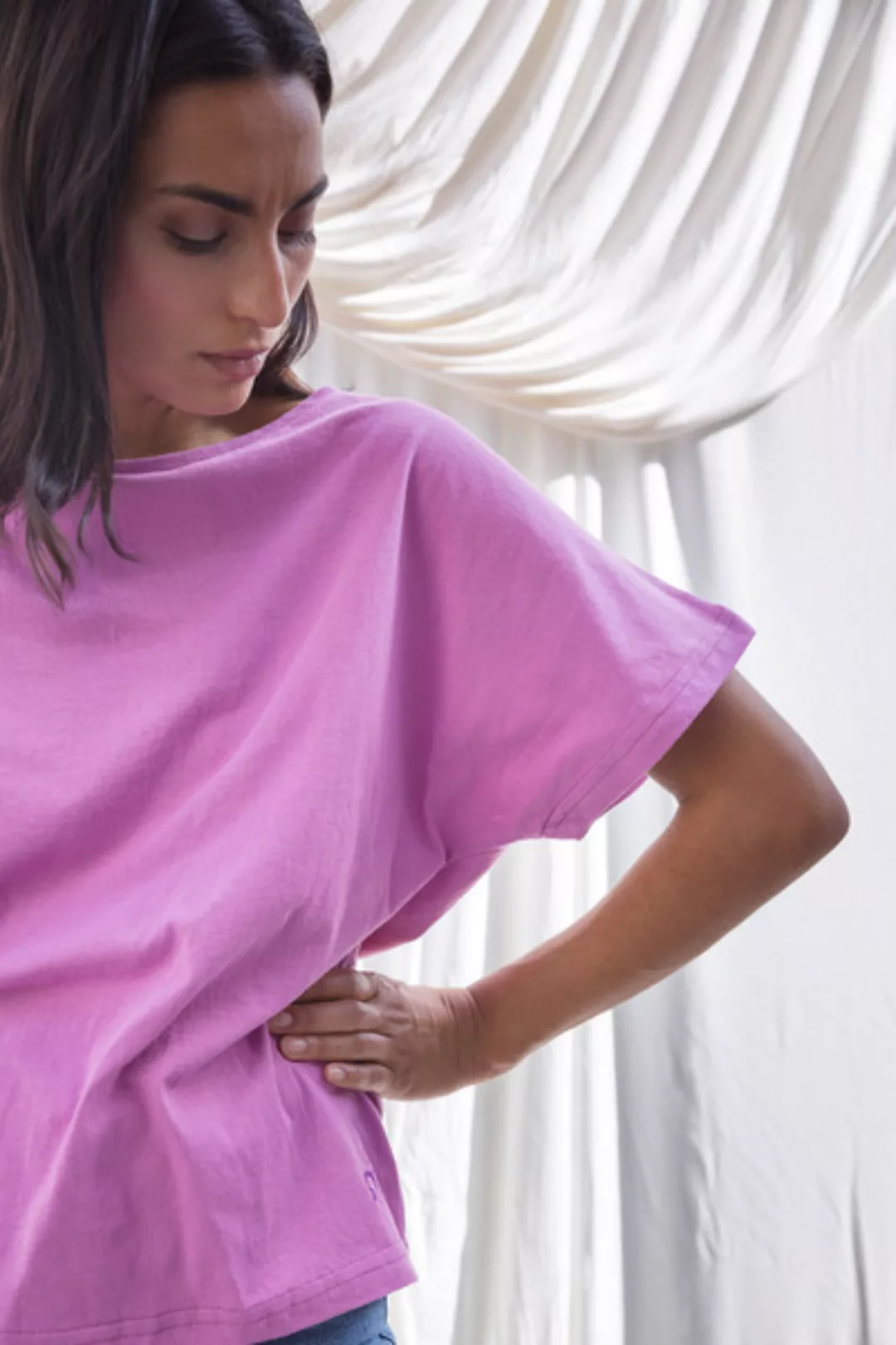 Recyceltes T-shirt Für Frauen Aus Baumwolle Loulou günstig online kaufen