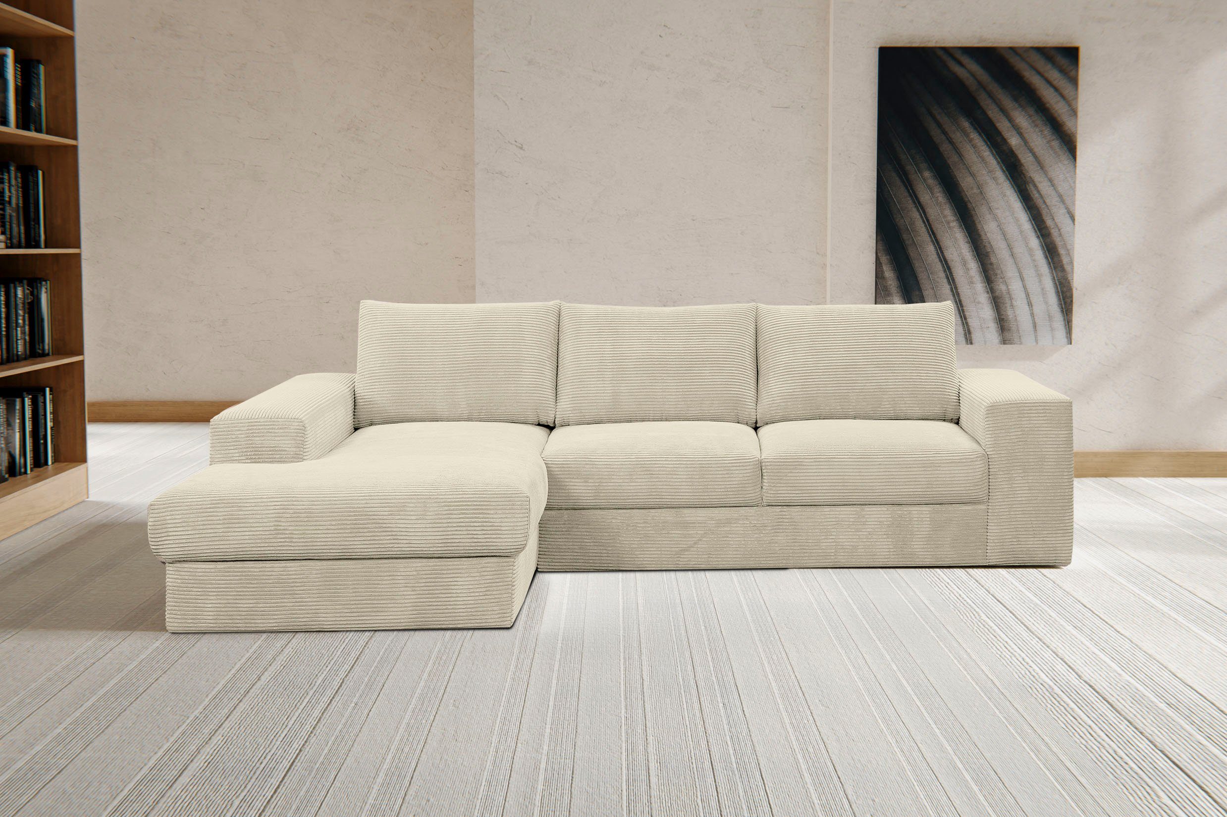 WERK2 Ecksofa Rozzana, in modischem Cord-Bezug günstig online kaufen