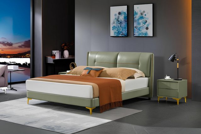 Xlmoebel Bett 3-teiliges Set mit luxuriösem Design für das Schlafzimmer bes günstig online kaufen