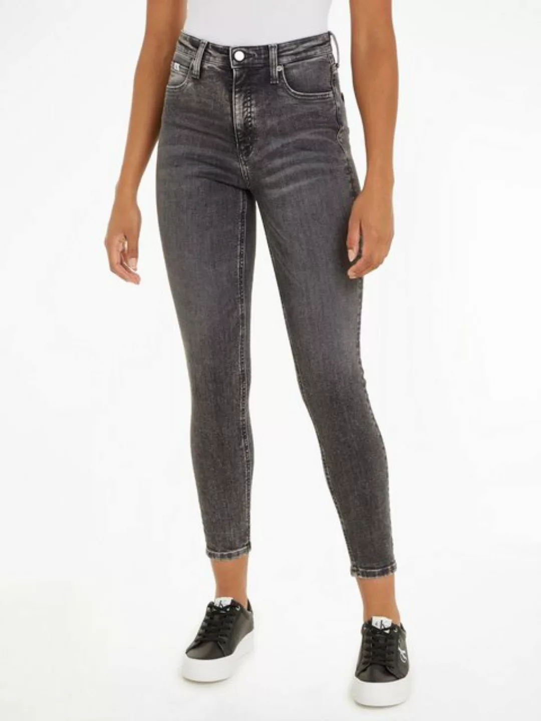 Calvin Klein Jeans Skinny-fit-Jeans HIGH RISE SUPER SKINNY ANKLE in klassis günstig online kaufen