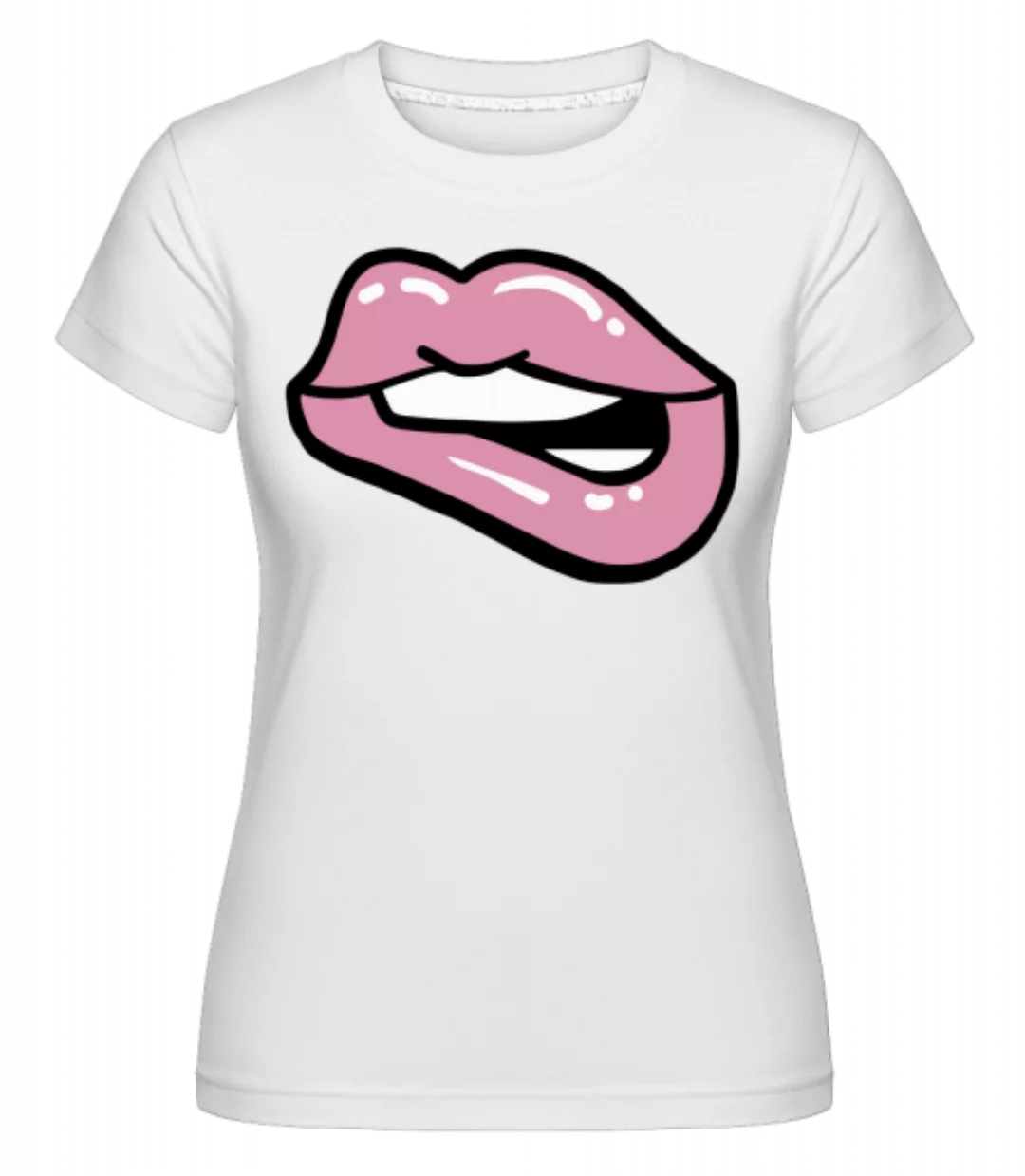 Pink Lips · Shirtinator Frauen T-Shirt günstig online kaufen