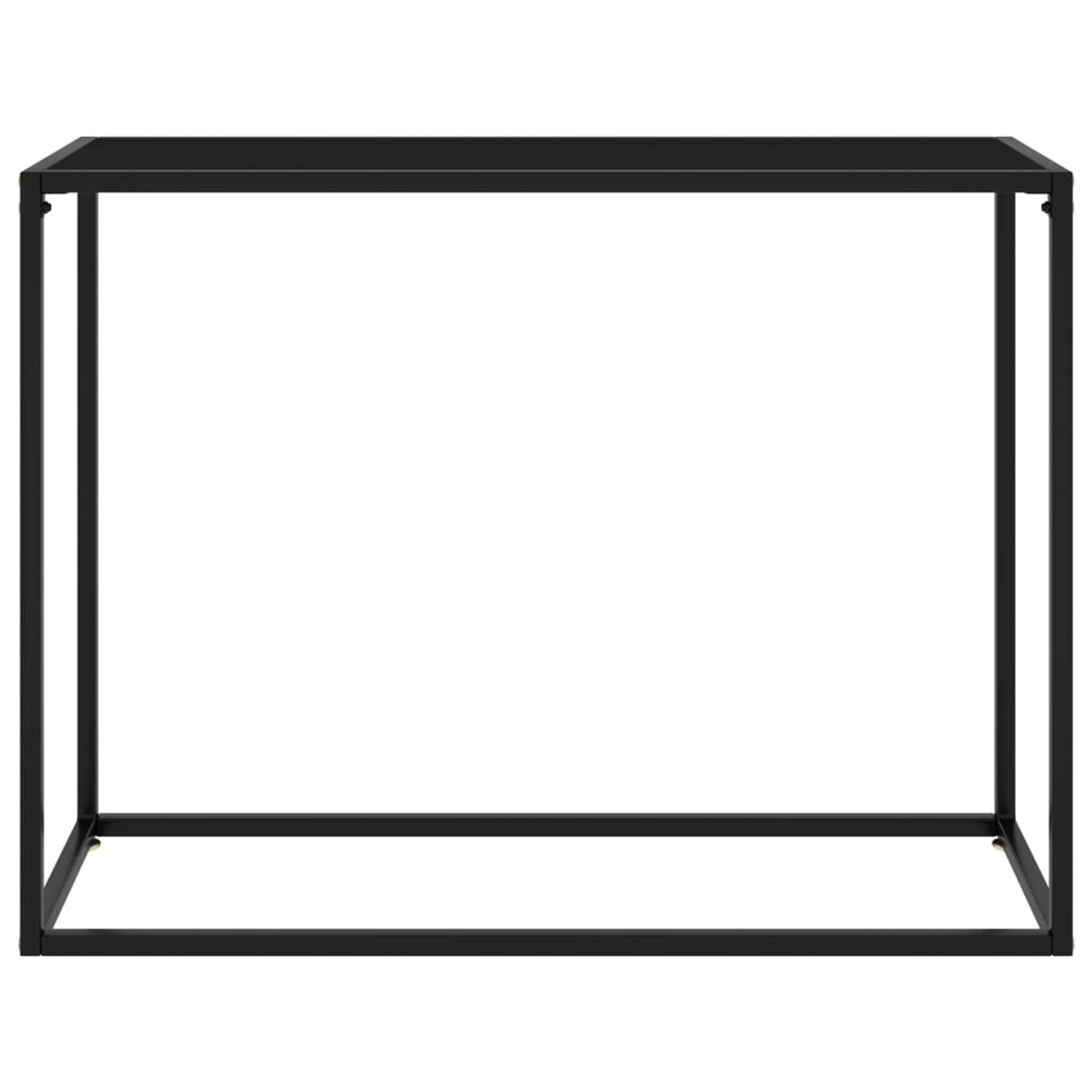 vidaXL Konsolentisch Schwarz 100x35x75 cm Hartglas Modell 1 günstig online kaufen