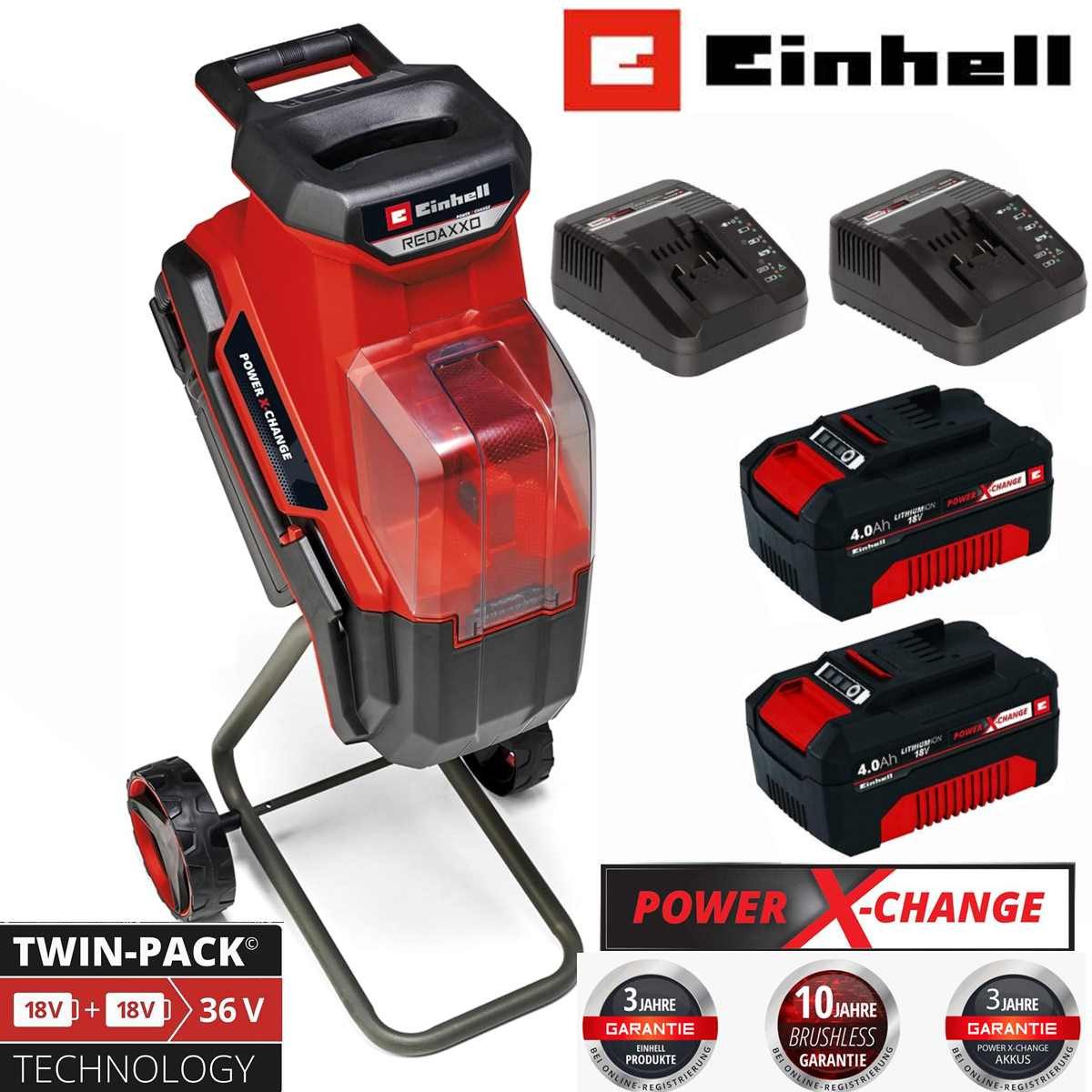 Einhell Messerhäcksler Messerhäcksler REDAXXO 36/25 2 günstig online kaufen