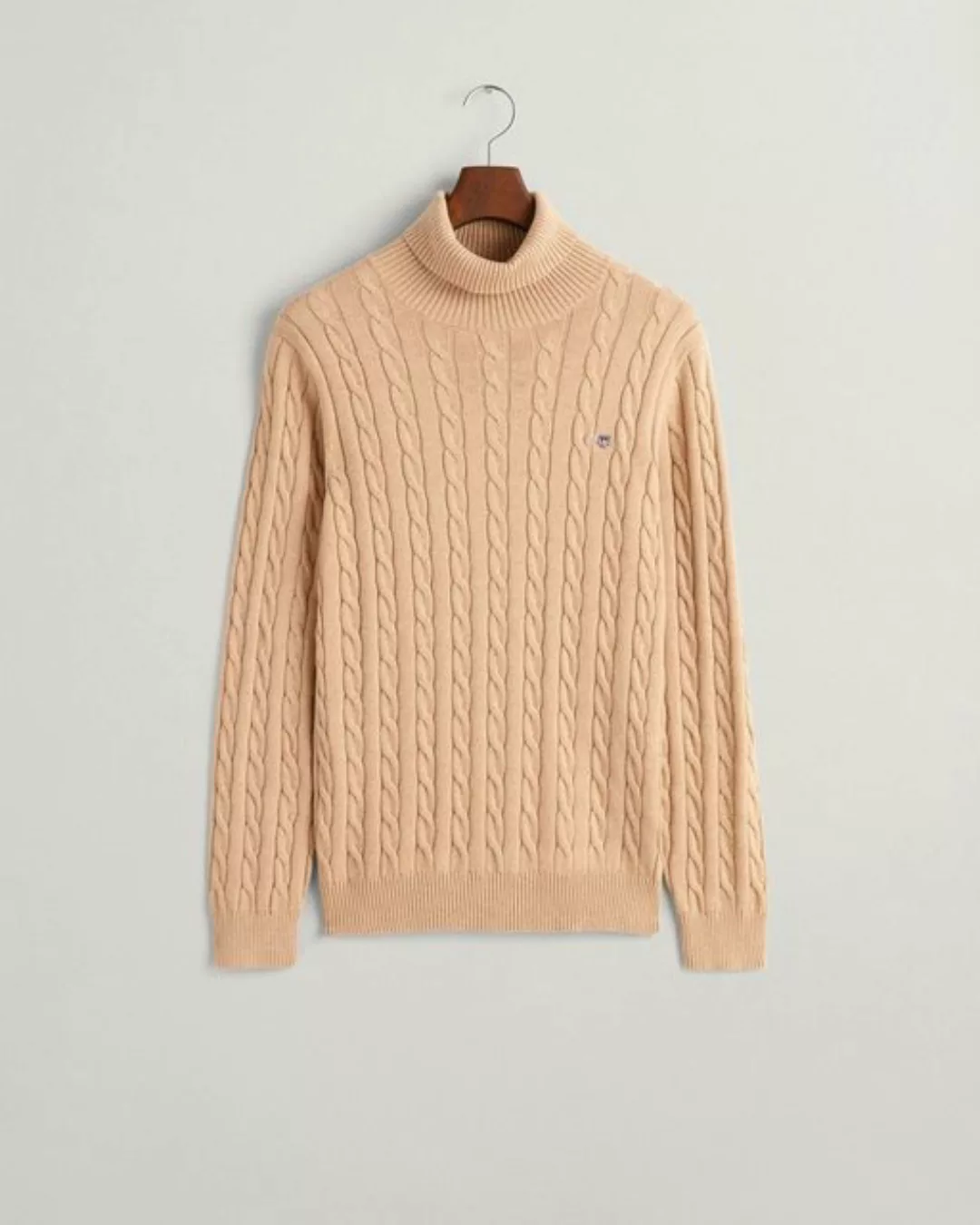 Gant Strickpullover COTTON CABLE TURTLE NECK günstig online kaufen