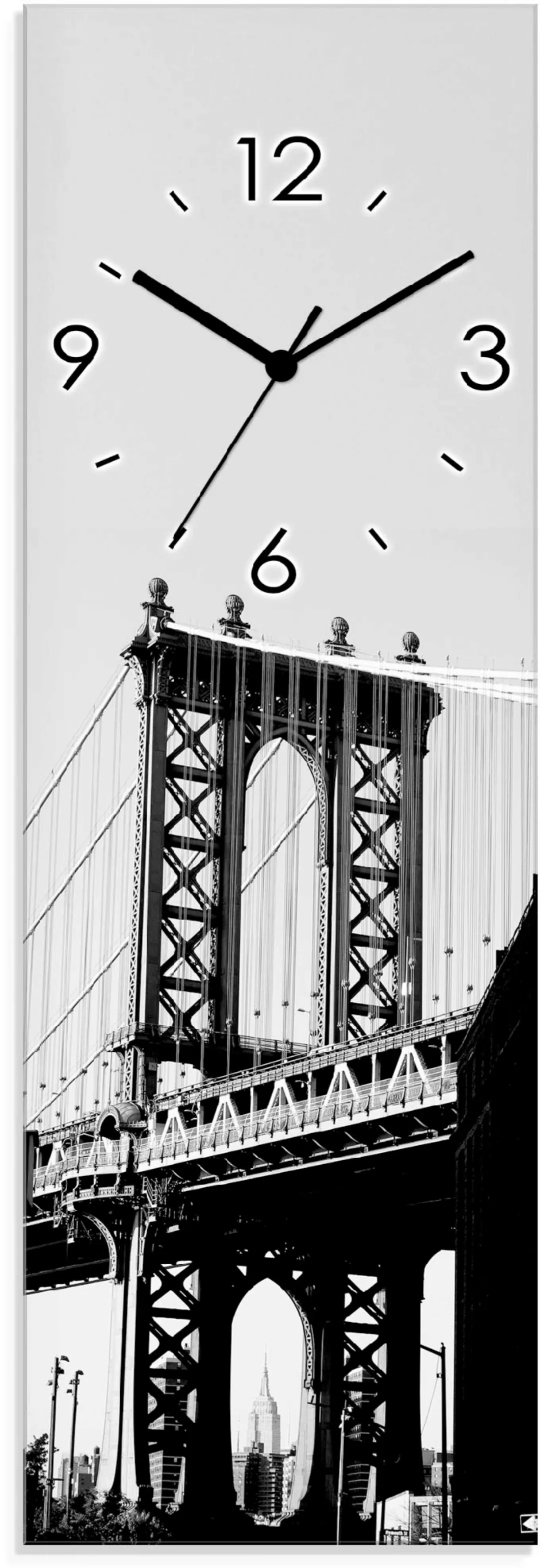 Artland Wanduhr »Dumbo Manhattan Bridge New York«, wahlweise mit Quarz- ode günstig online kaufen
