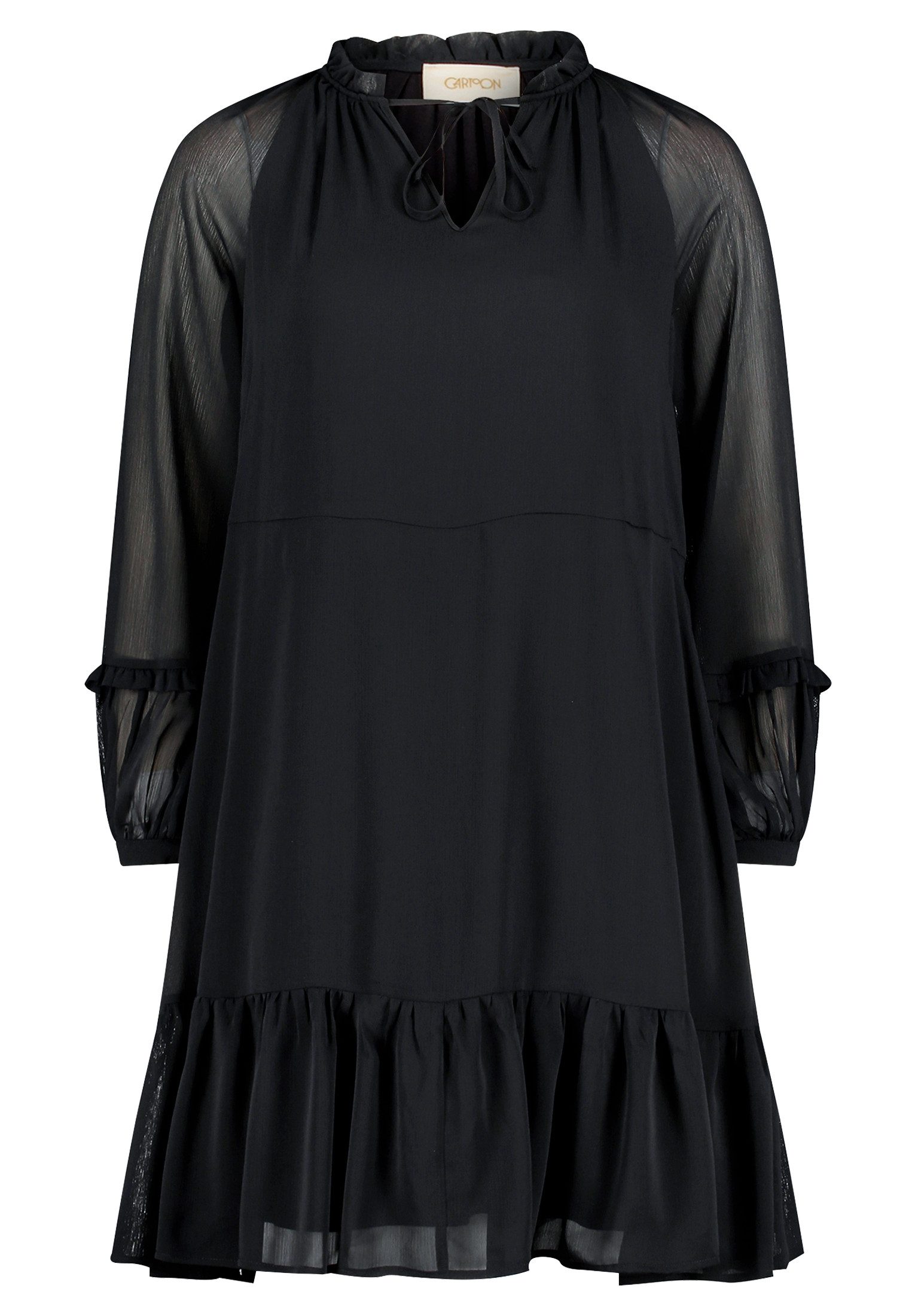 Cartoon Chiffonkleid "Cartoon Damen Chiffonkleid mit Stufen", Design günstig online kaufen
