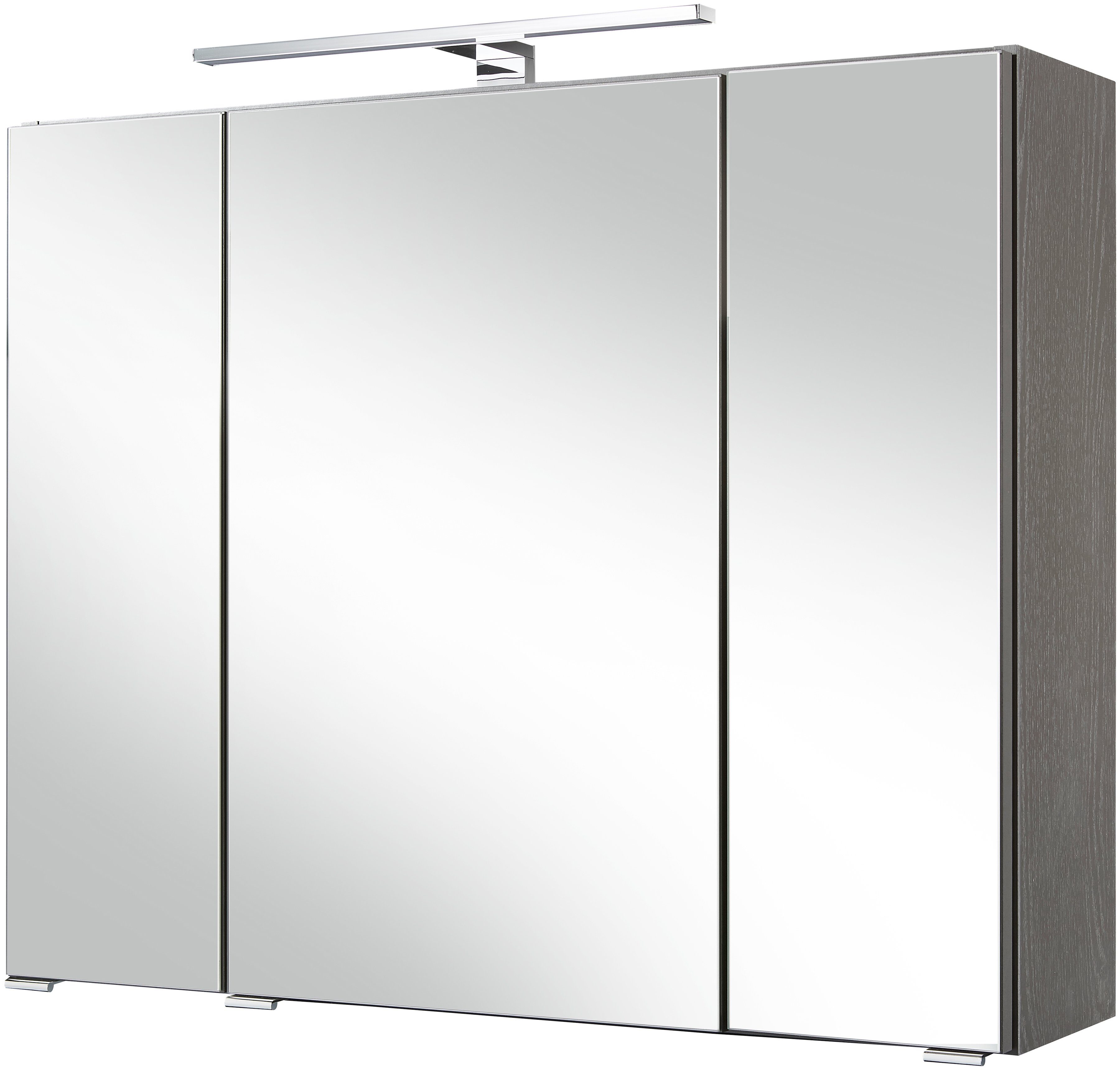 welltime Spiegelschrank "Malibu", Breite 80 cm, mit Spiegeltüren und Türend günstig online kaufen