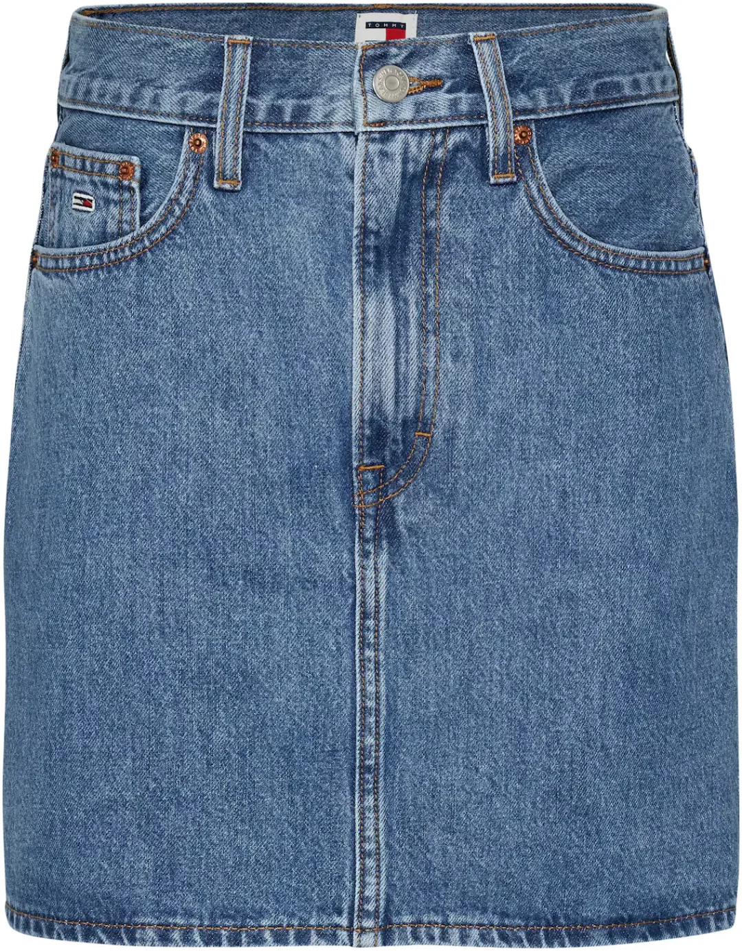 Tommy Jeans Curve Jeansrock "CRV MOM UH SKIRT BH0034", Webrock Große Größen günstig online kaufen