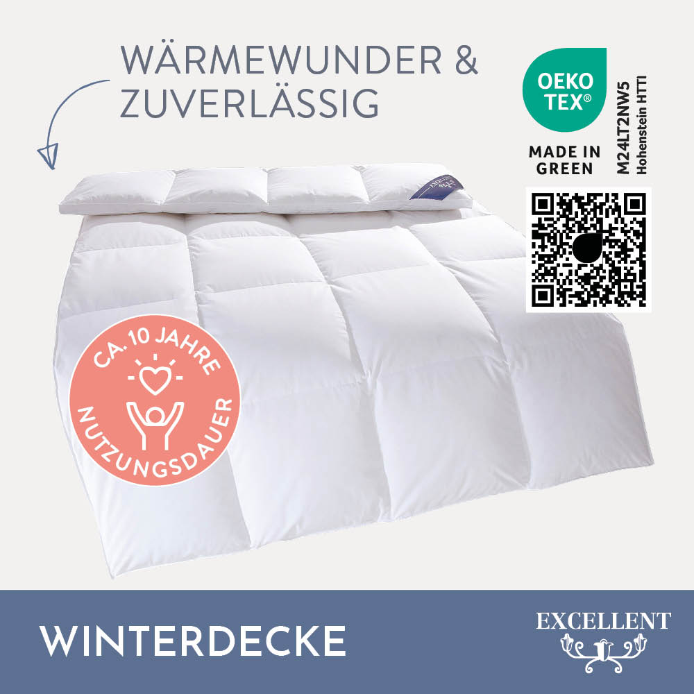Excellent Daunenbettdecke »VENEDIG, Bettdecken für Sommer und Winter, Decke günstig online kaufen