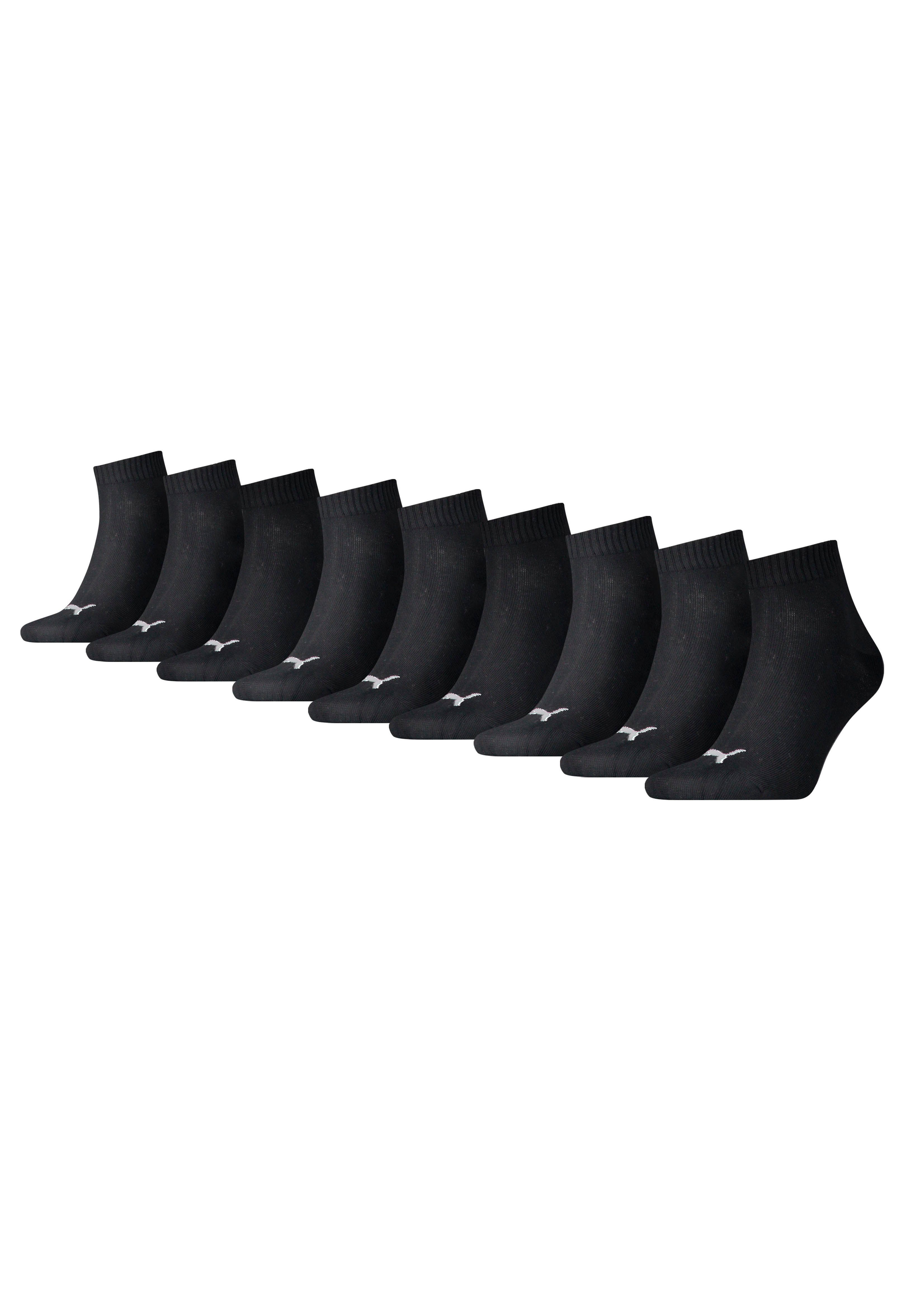 PUMA Kurzsocken (9-Paar) Atmungsaktiv, feuchtigkeitsregulierend, Rippenbünd günstig online kaufen