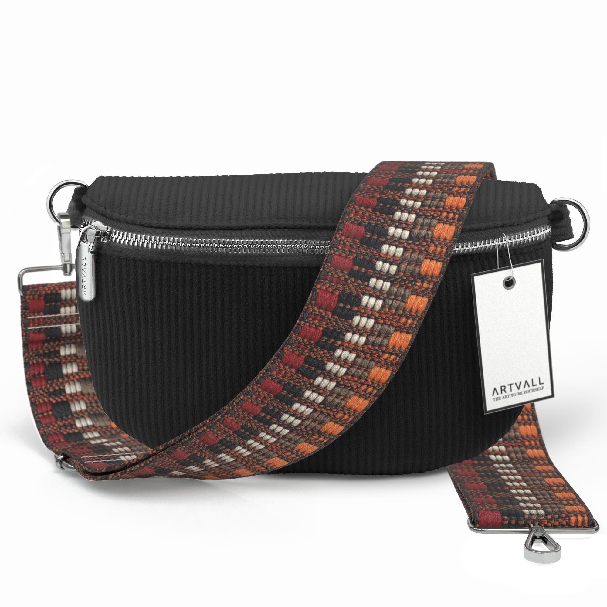 ARTVALL Umhängetasche Cord Handtasche Brusttasche Schultertasche günstig online kaufen