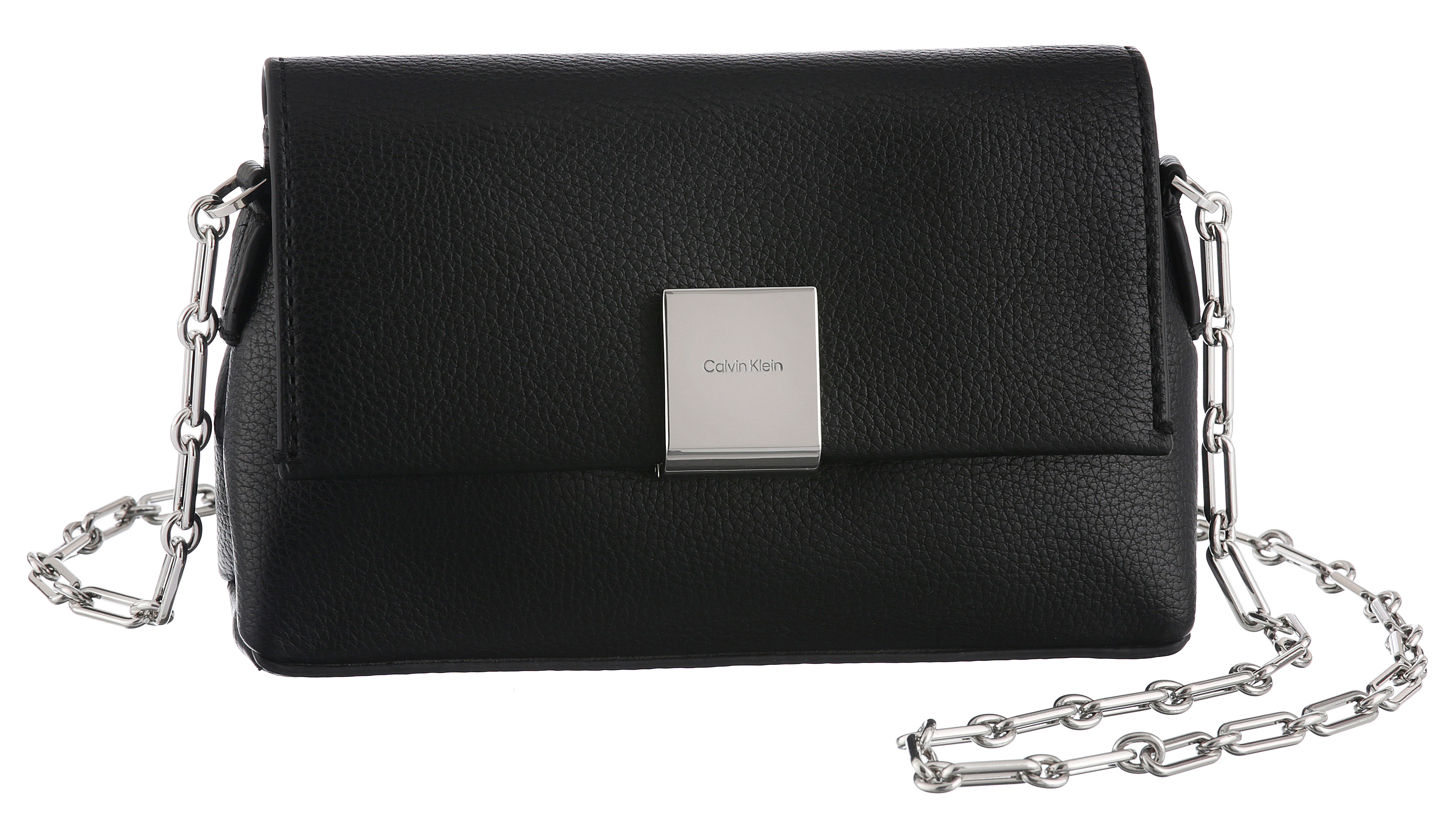 Calvin Klein Umhängetasche "CK PLAQUE SM CROSSBODY W/CHAIN", Schultertasche günstig online kaufen