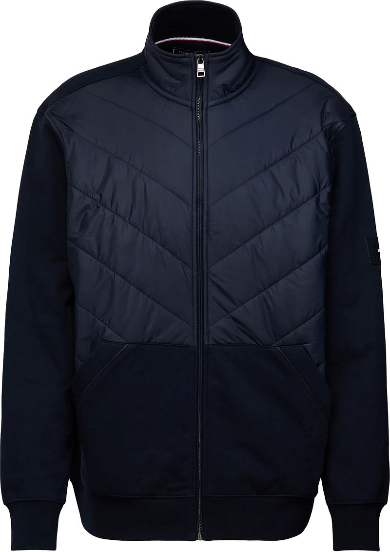 Tommy Hilfiger Chevron Jacke Big And Tall Dunkelblau - Größe XXL günstig online kaufen