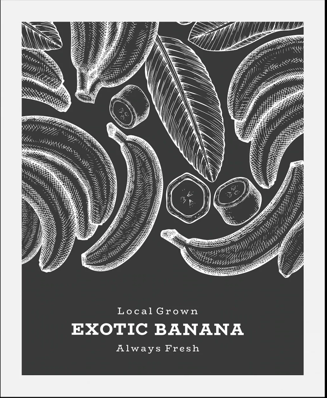 queence Bild "Exotic Banana", (1 St.), gerahmt günstig online kaufen