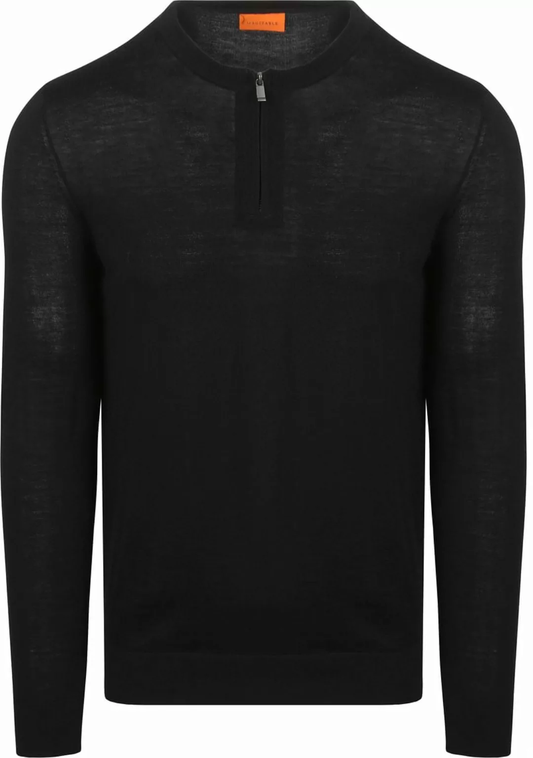 Suitable Crew Zip Merino Schwarz - Größe XXL günstig online kaufen