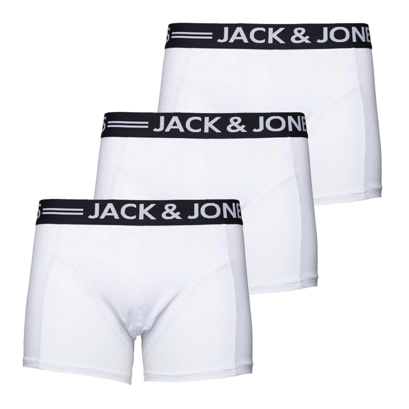 Jack & Jones Sense Boxer 3 Einheiten 2XL White günstig online kaufen